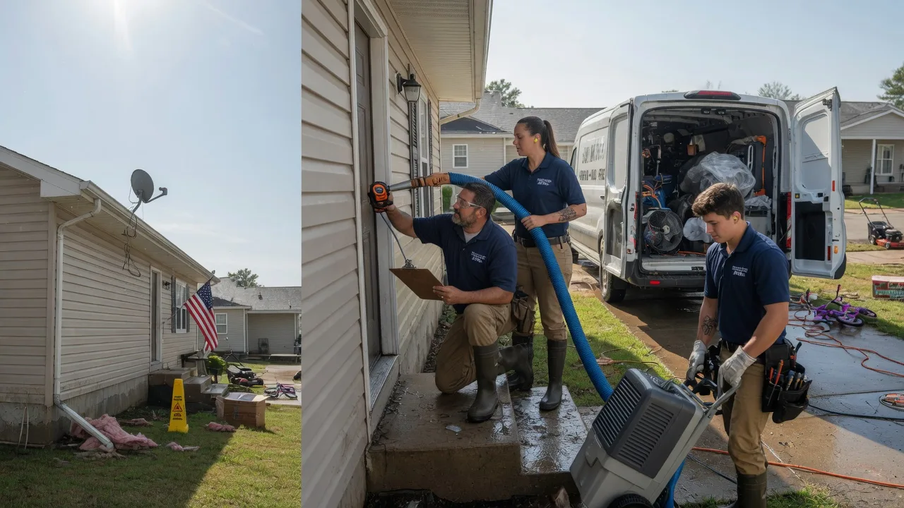 Ceiling Water Damage Restoration in Alleman, IA near me